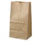 General Paper Bags, 40 lbs Cap, No 25 Squat, 8.25"Wx6.13"Dx15.88"H, Kraft, PK500 18428 - alternate 1